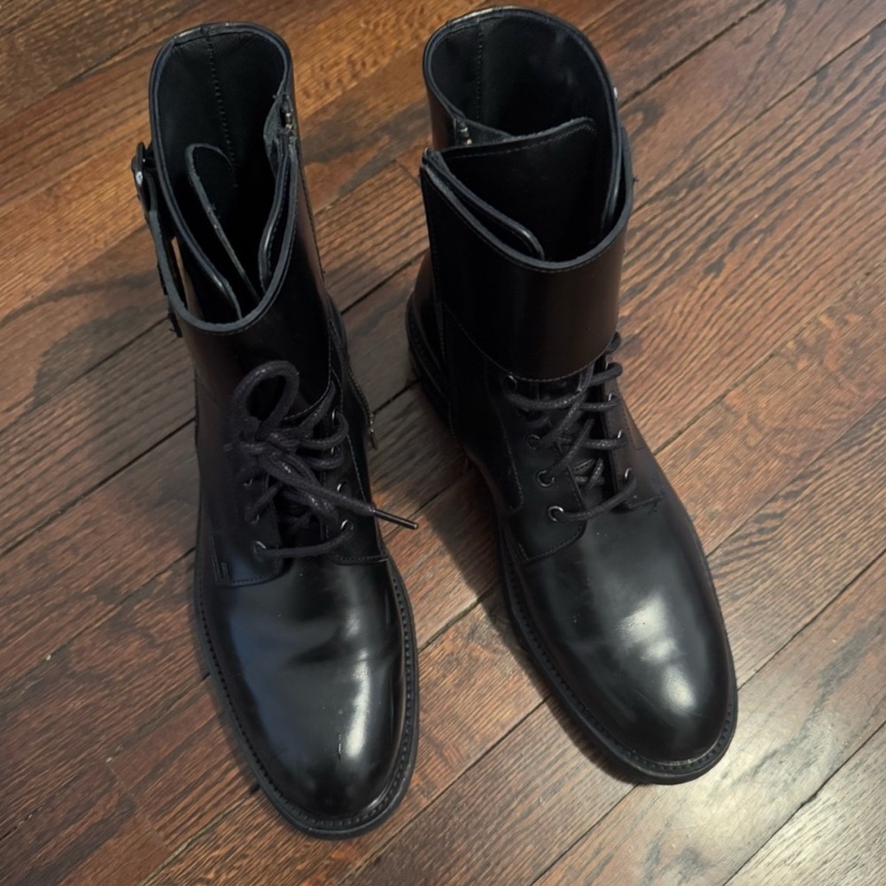 Women’s All Saints Black Leather Boots like new